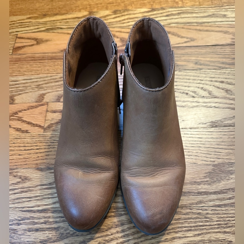 Clarks Brown Ankle Booties